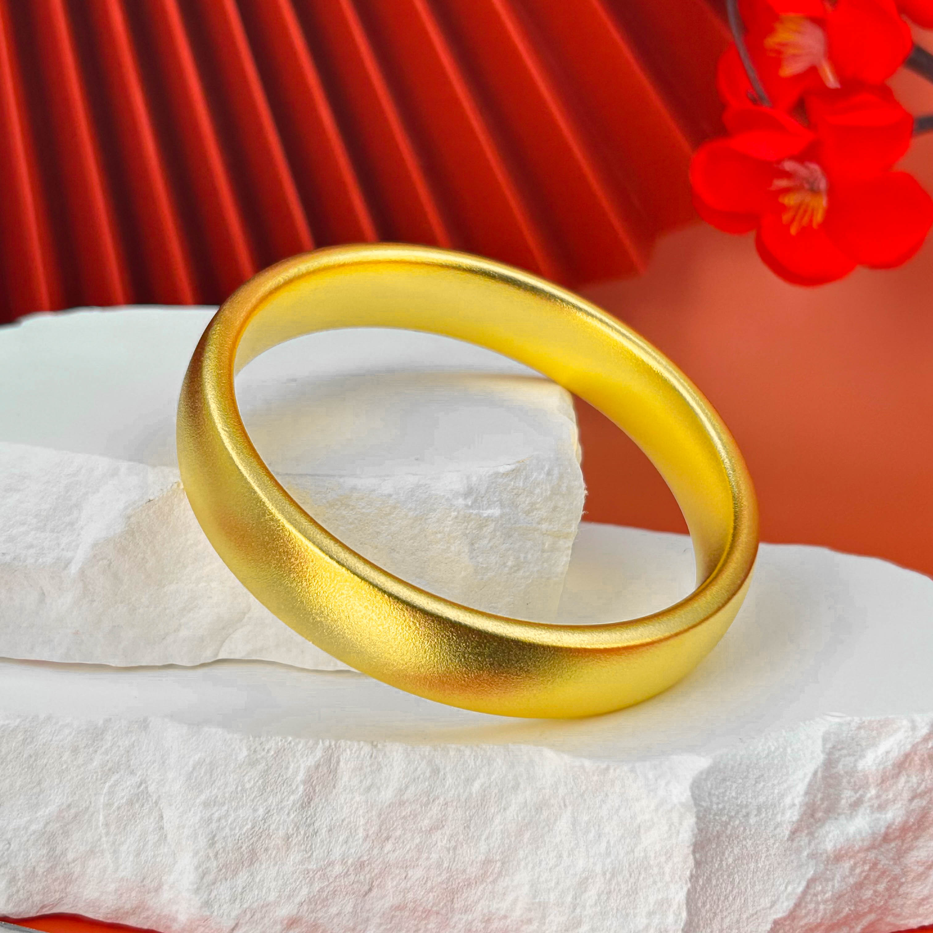 足银手镯 古法轮胎手镯