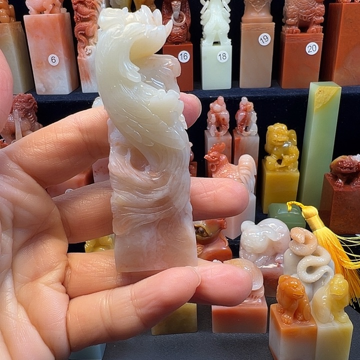 寿山石印石寿山石手工雕刻