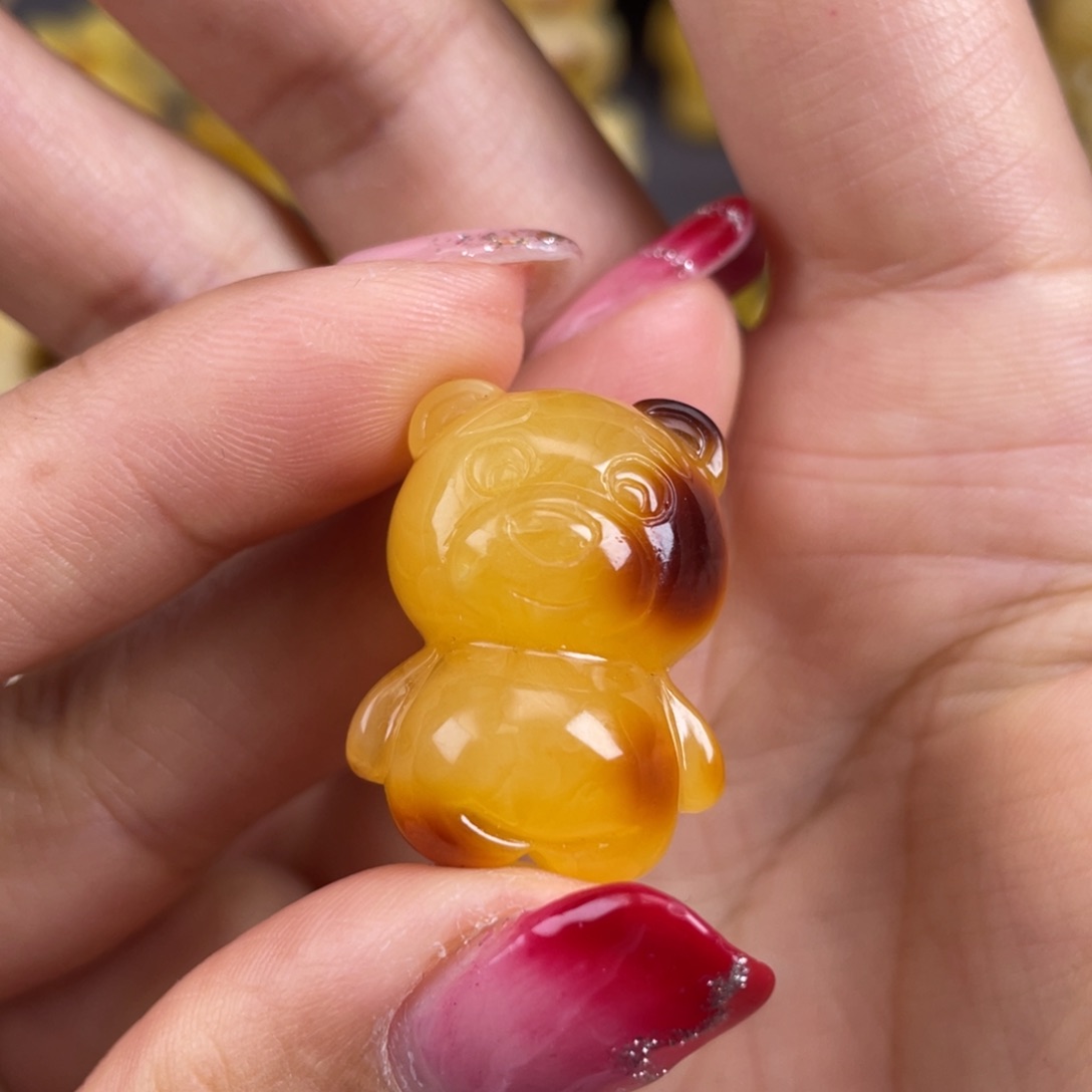 琥珀裸石未镶嵌蜜蜡