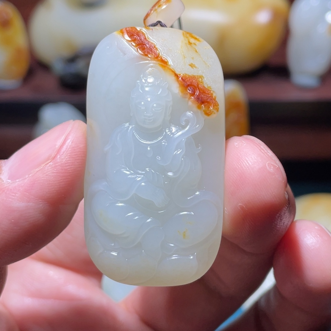 和田玉（糖玉）未镶嵌挂件