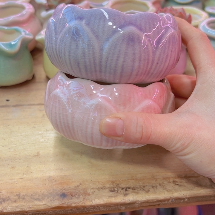 陶瓷花盆当场凑满12包邮