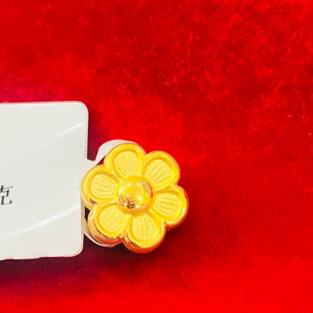 【夏夏专享】足金999饰品 小花 GP 1.02