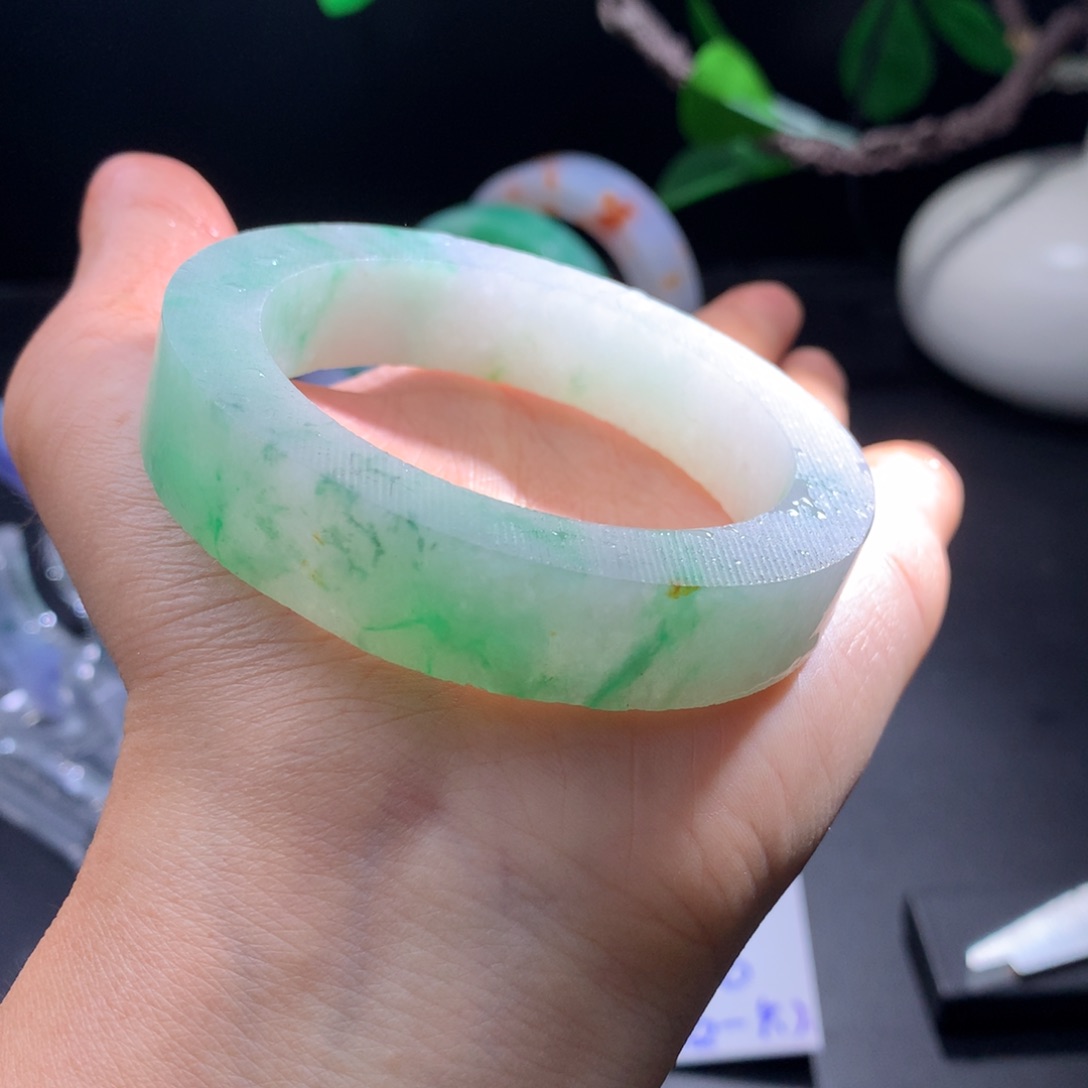 定制翡翠翡翠手镯未镶嵌