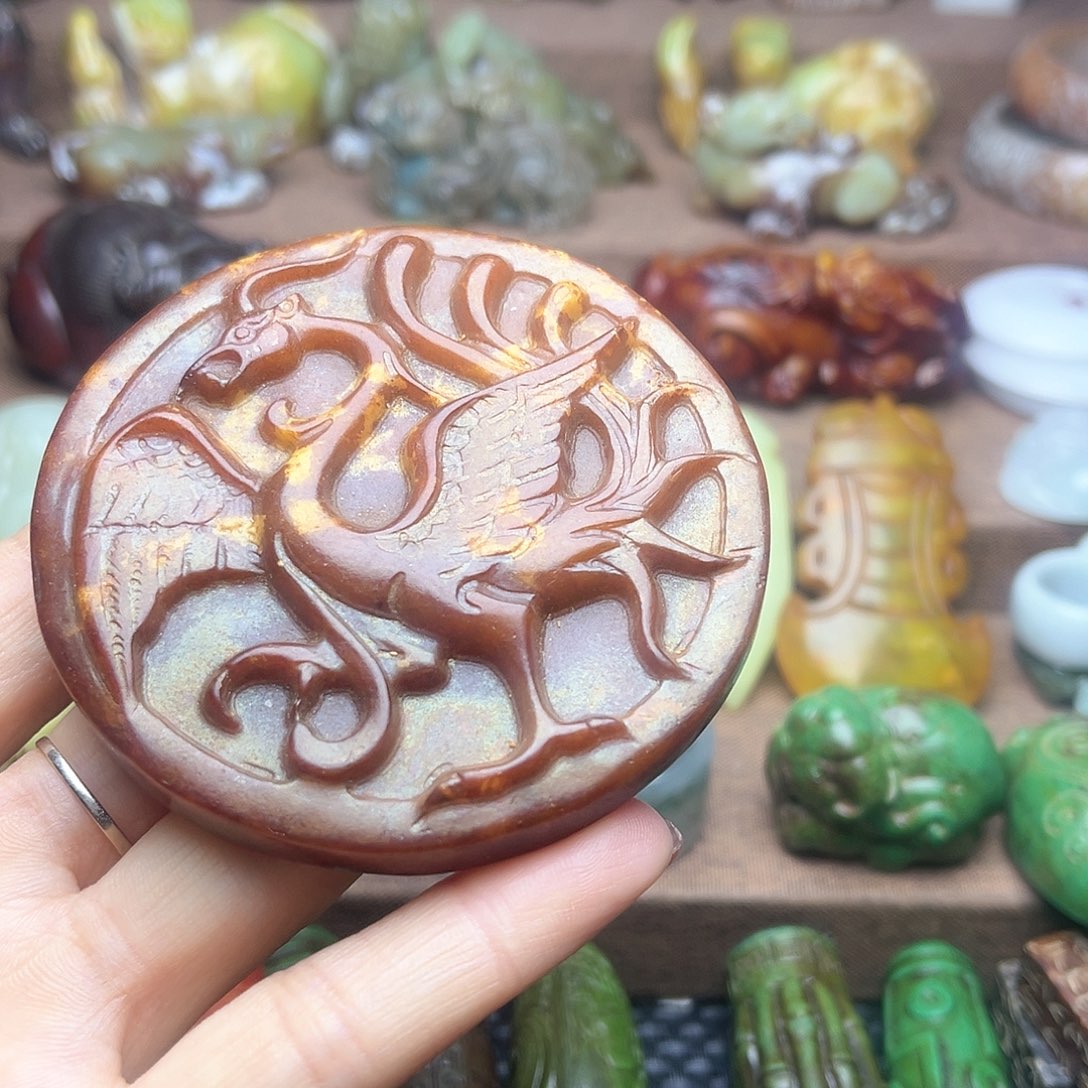 白玉菩提吊坠65。。