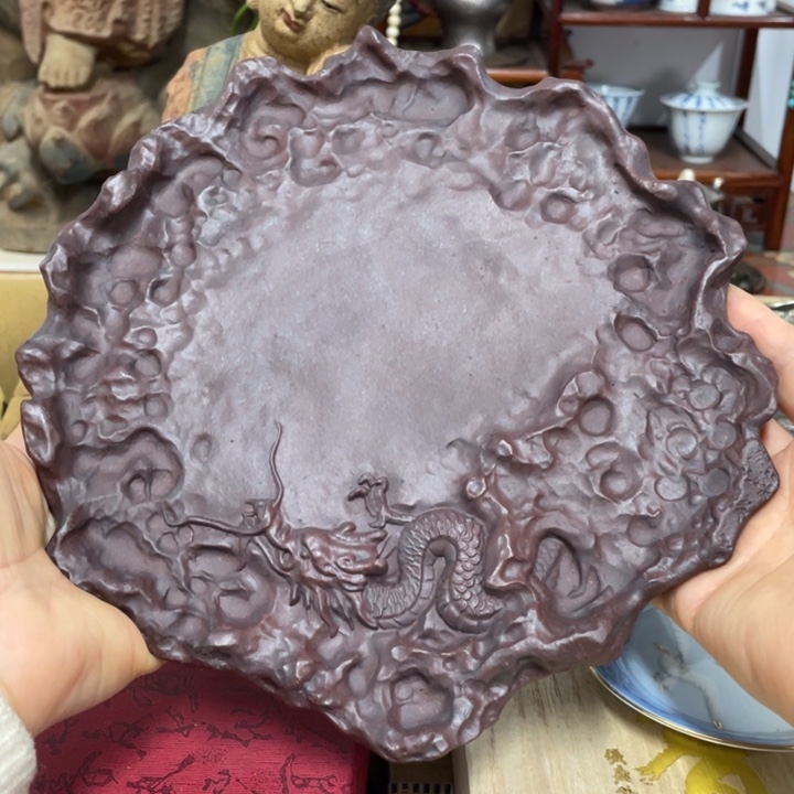 陶中古艺术品摆件