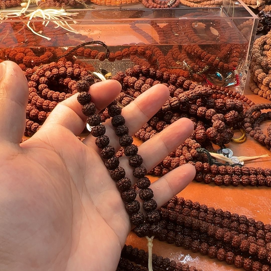 金刚菩提吊坠平细手持10