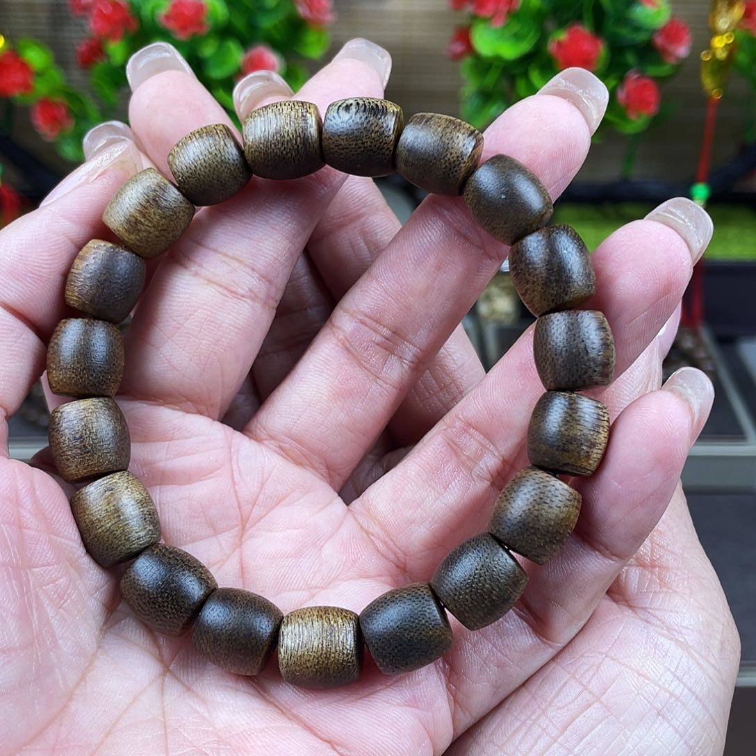 手串沉香越南芽庄白奇留疤