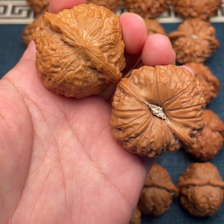 把件文玩核桃42南瓜墩