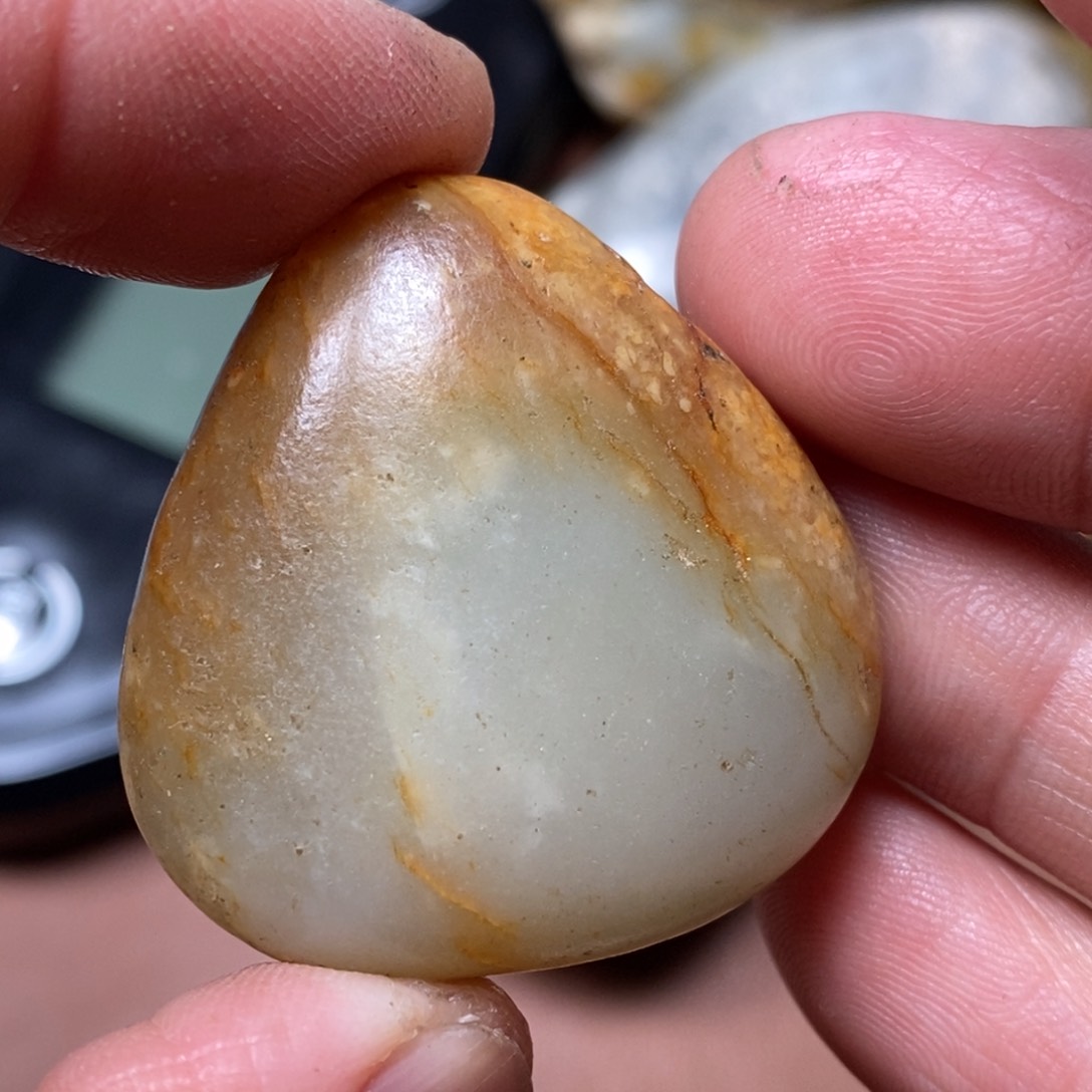 和田玉挂件银S925镀金镶嵌