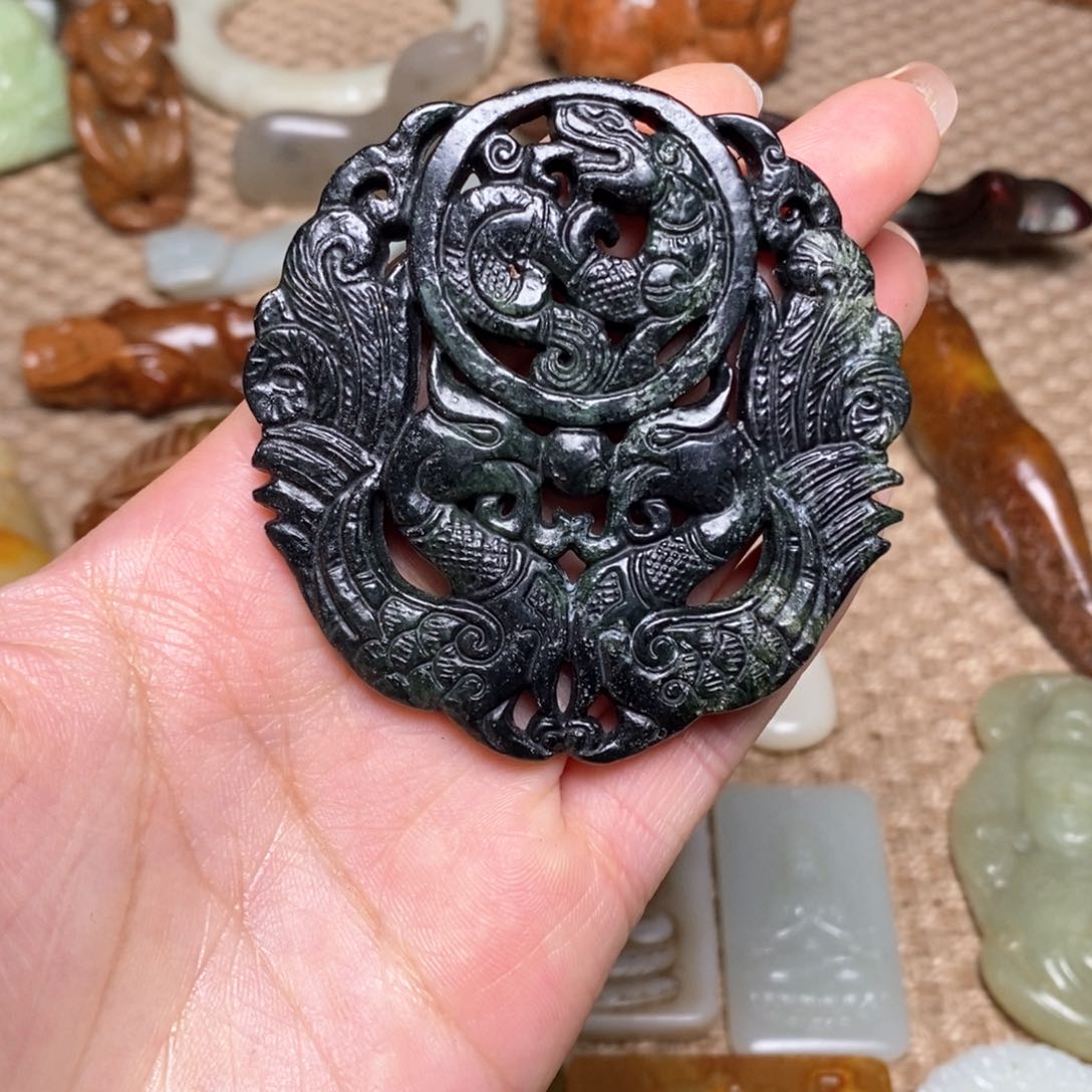 白玉菩提吊坠白玉菩提白玉菩提摆件