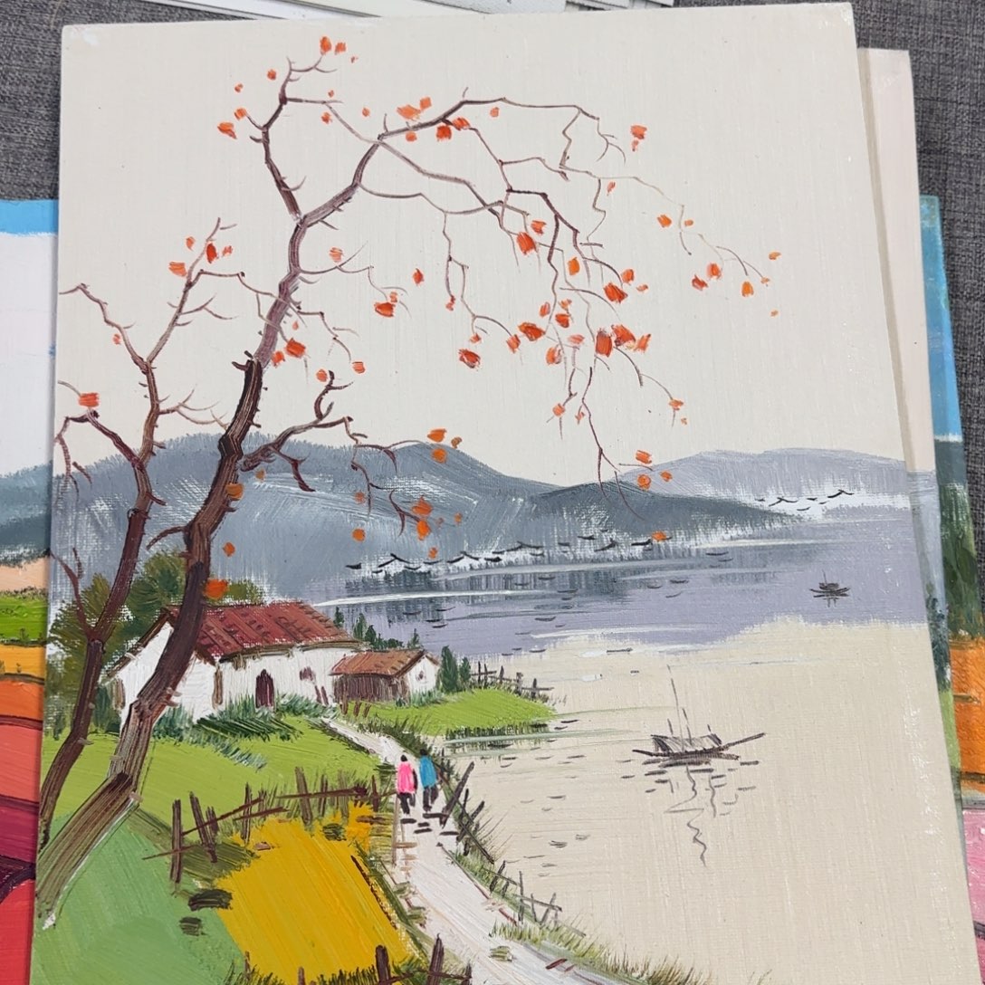 油画哈哈我们要在我们