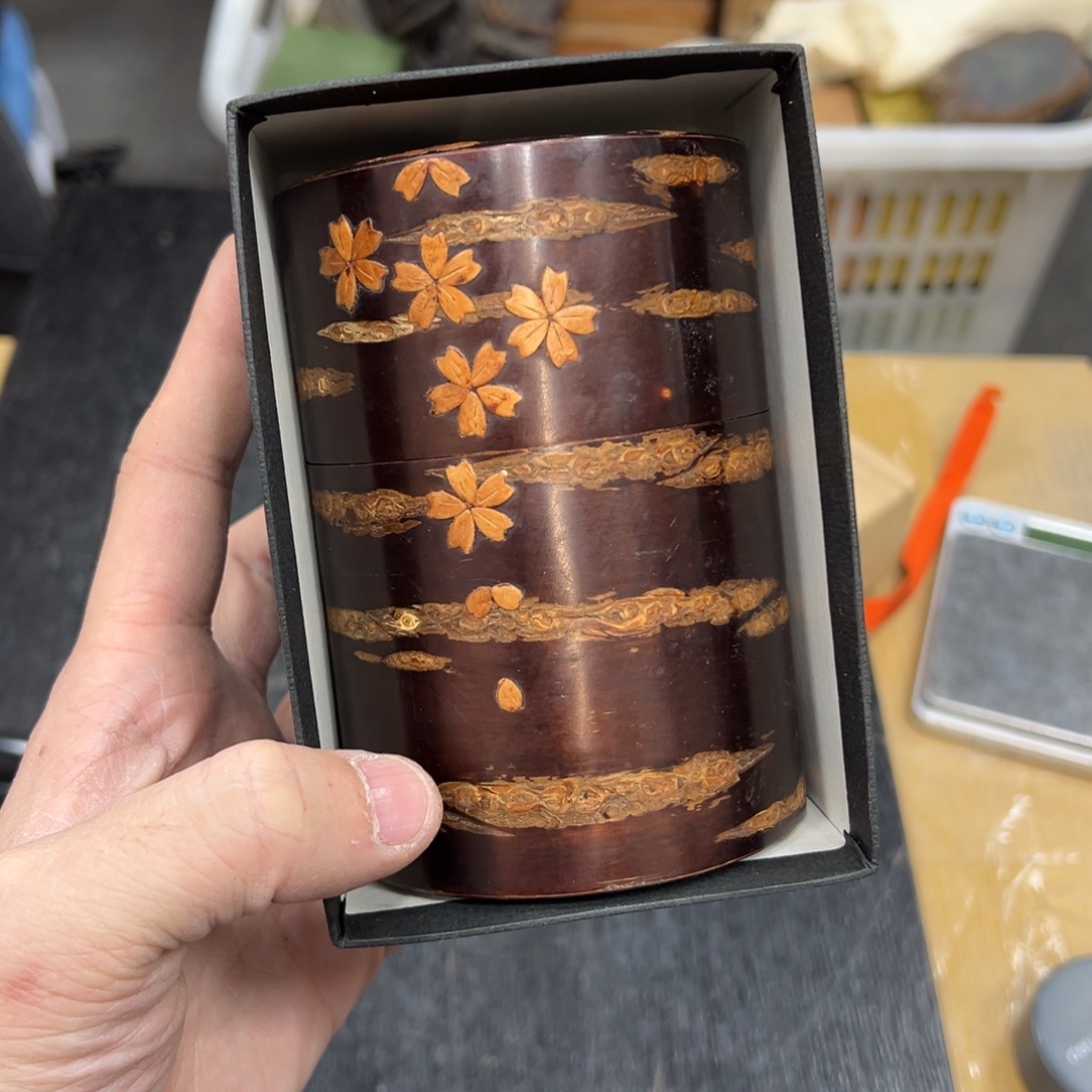 雨***仪木日本中古工艺品摆件