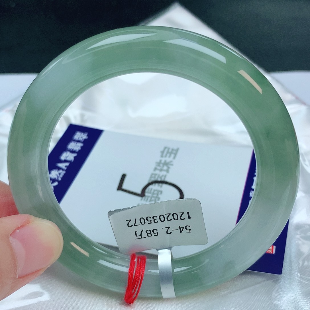 翡翠手镯未镶嵌缅甸天然A货翡翠54