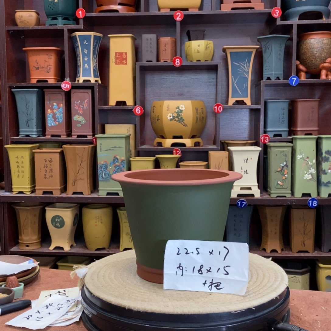 紫砂花盆紫砂花盆