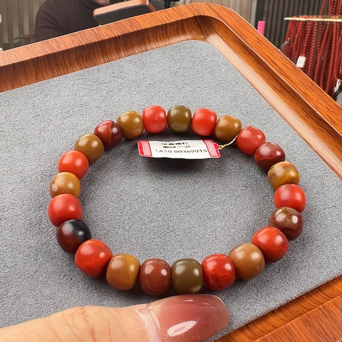南红玛瑙手串未镶嵌