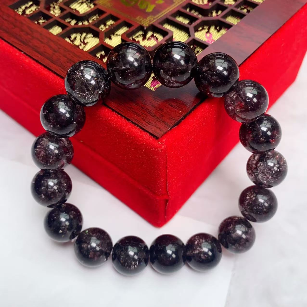 [石矿]A1591黑超手链12M.