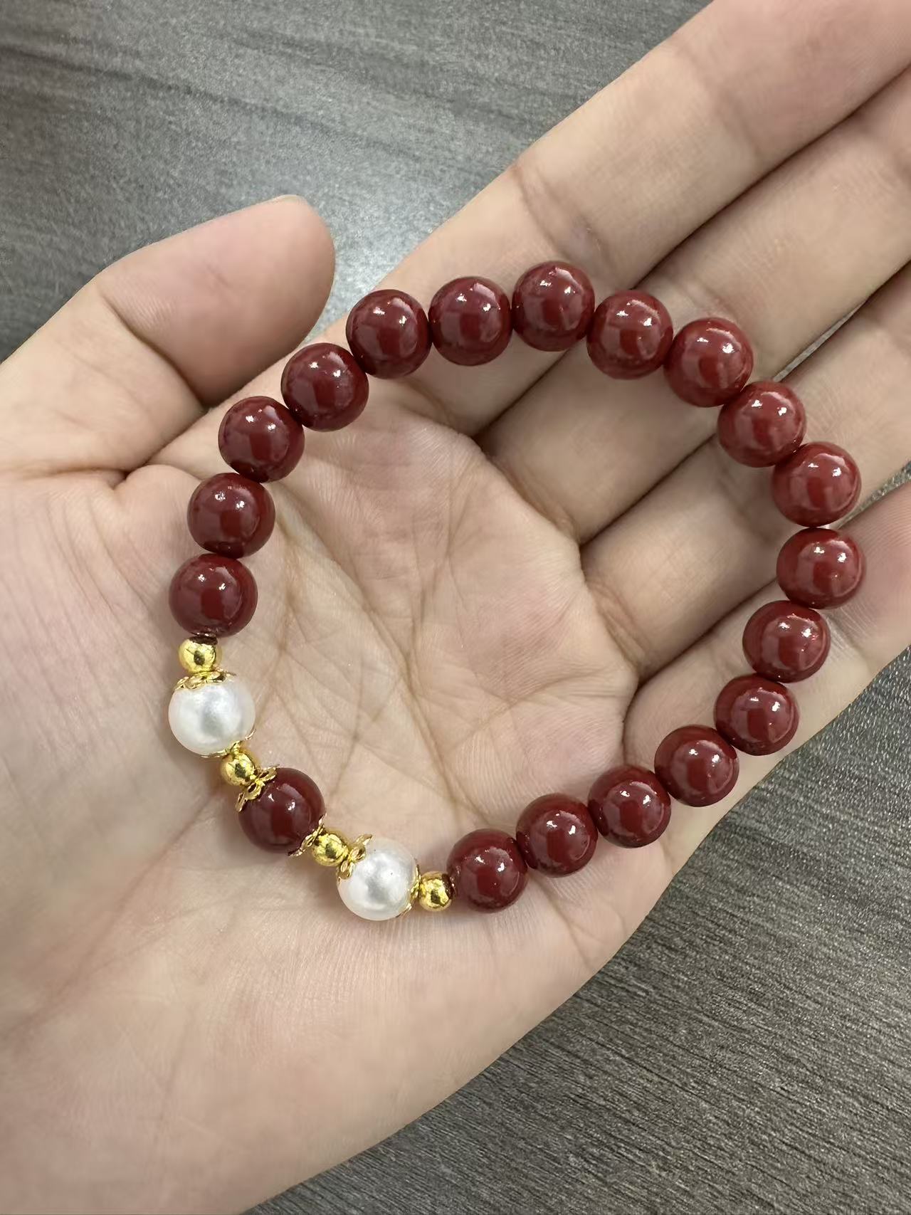 含辰砂工艺品J0173 精品手串 无礼盒