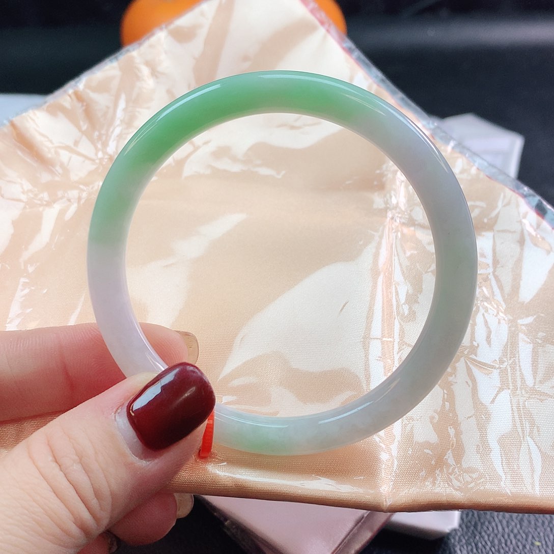 翡翠手镯未镶嵌圆条880989