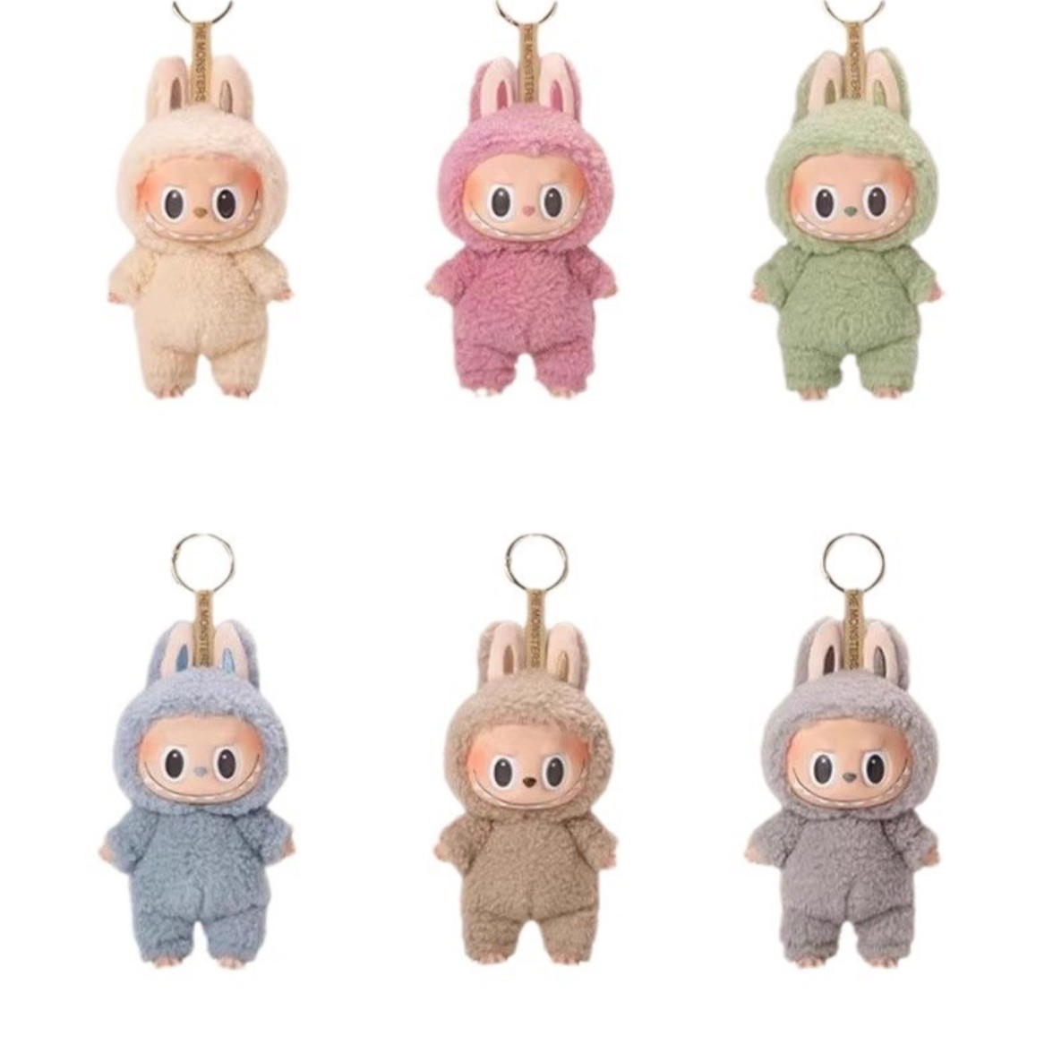 心动马卡龙1.0搪胶脸一代毛绒挂件