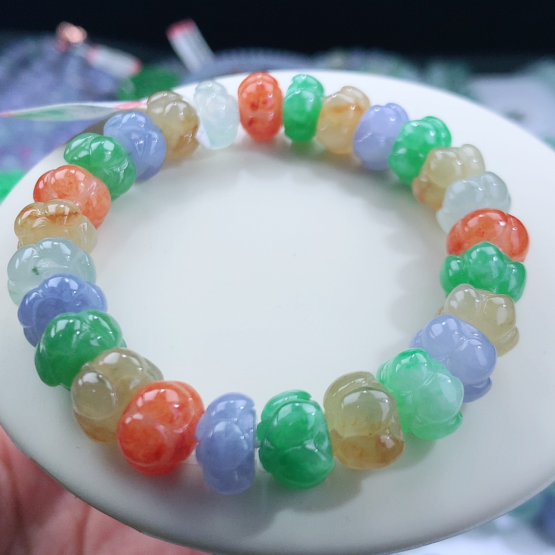 翡翠手串未镶嵌卡10.3