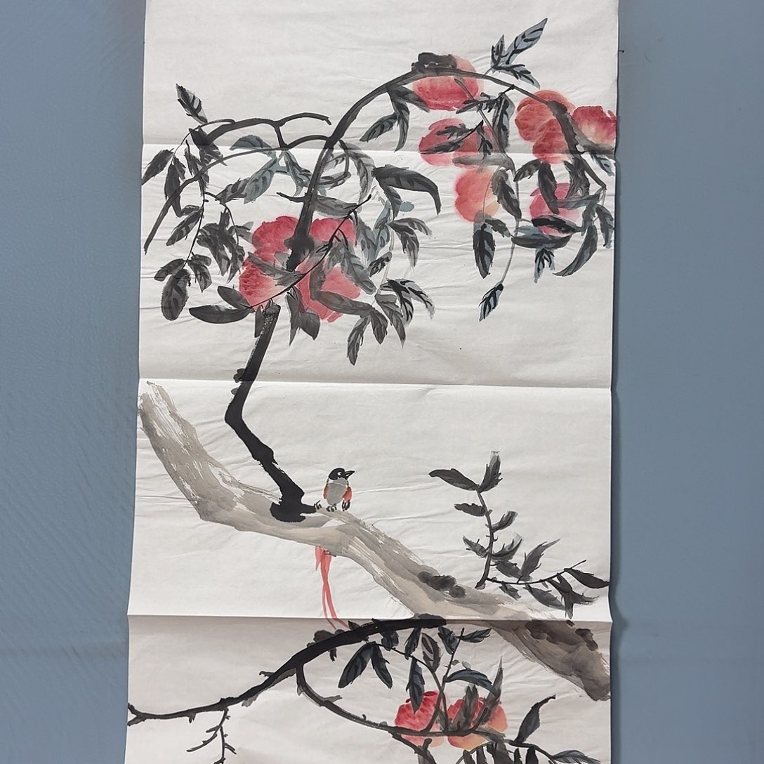 国画1141 牡丹一如你初来