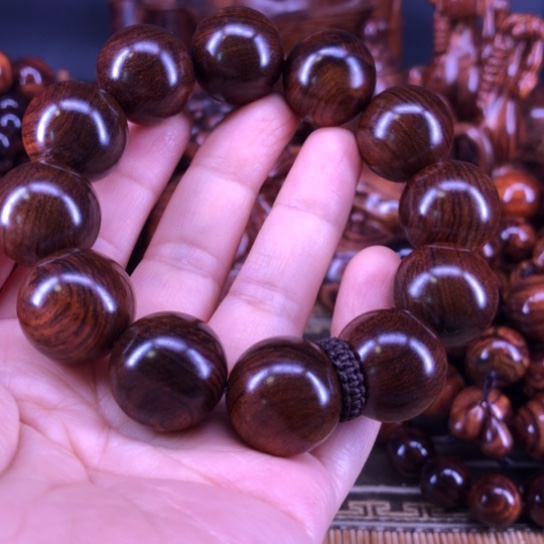 释***道黄花梨/降香黄檀手串/手链