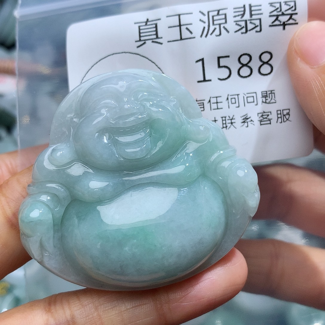 翡翠未镶嵌颈饰1588