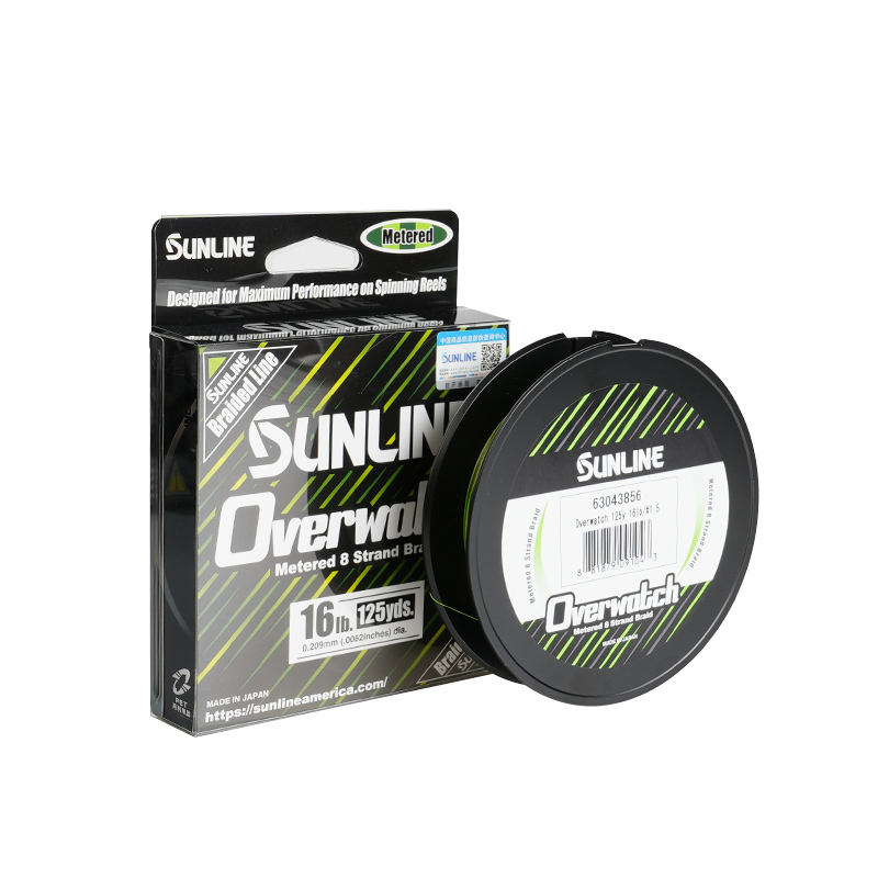 sunline日本桑濑高阶鲈钓专用PE线集合Overwatch/Almight/Stuter