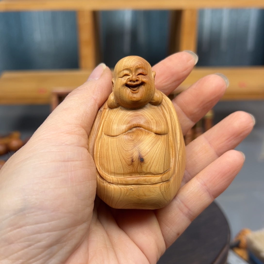 柏木崖柏木摆件手把件，68