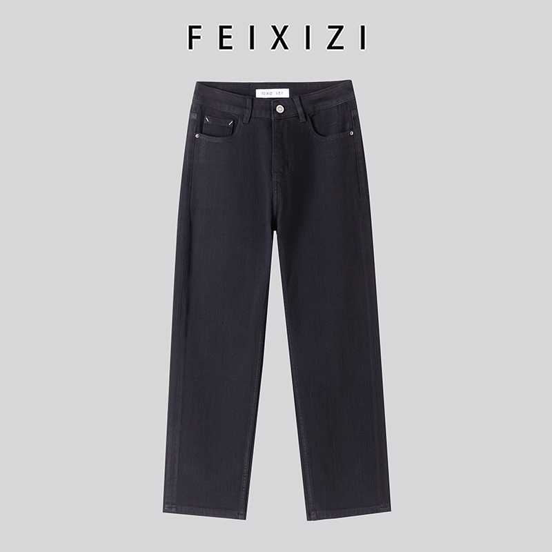 【菲西子】 ·8515 ·秋冬款土耳其八面弹净版九分烟管牛仔裤