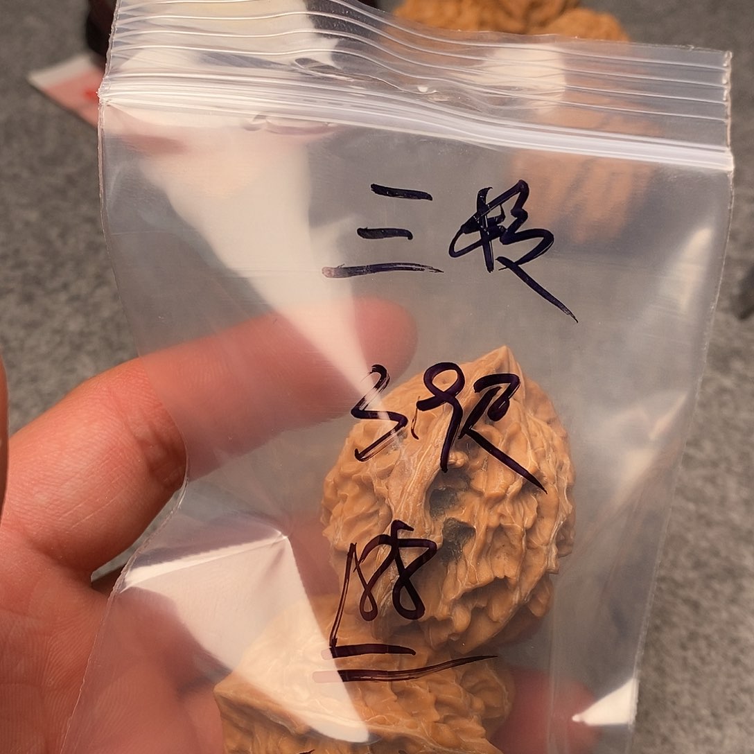 文玩核桃把件努*三棱