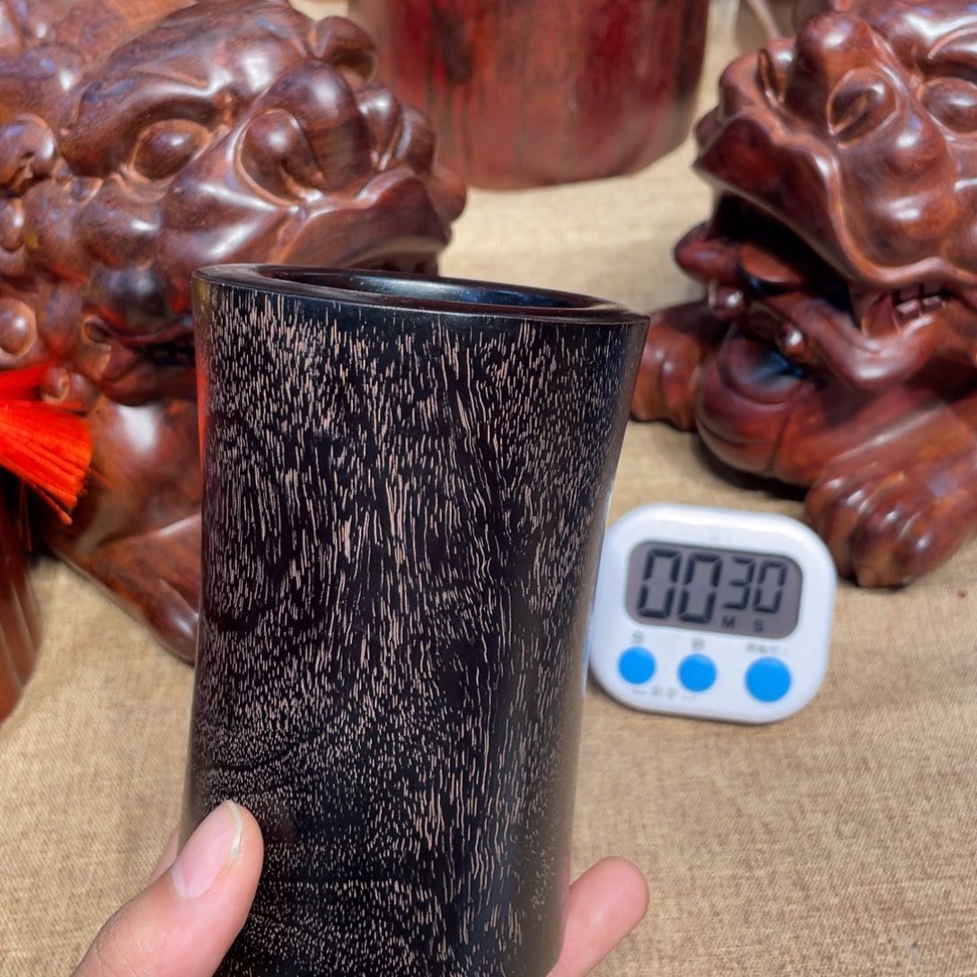 木成笔筒小叶紫檀