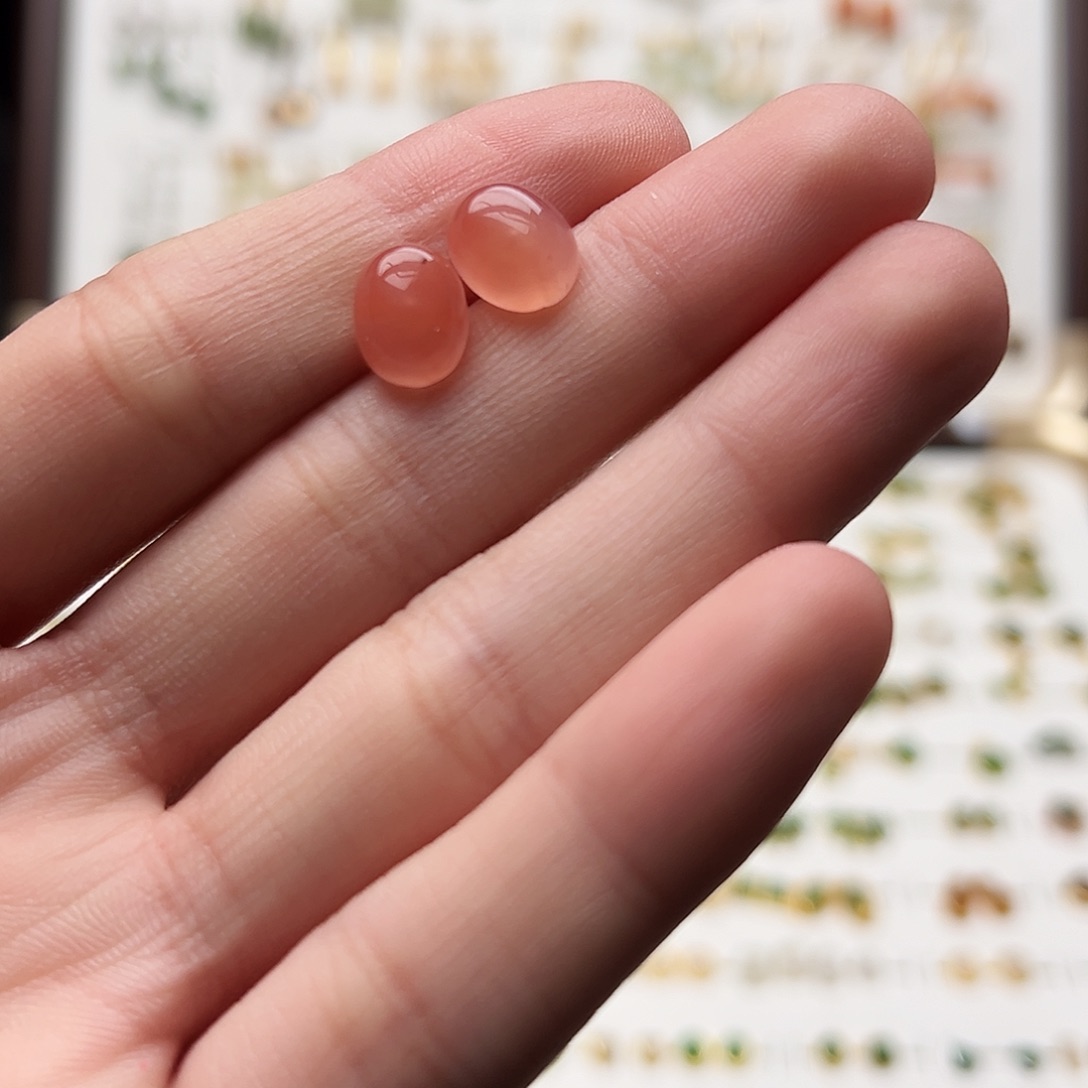 银S925镀金镶嵌和田玉耳钉