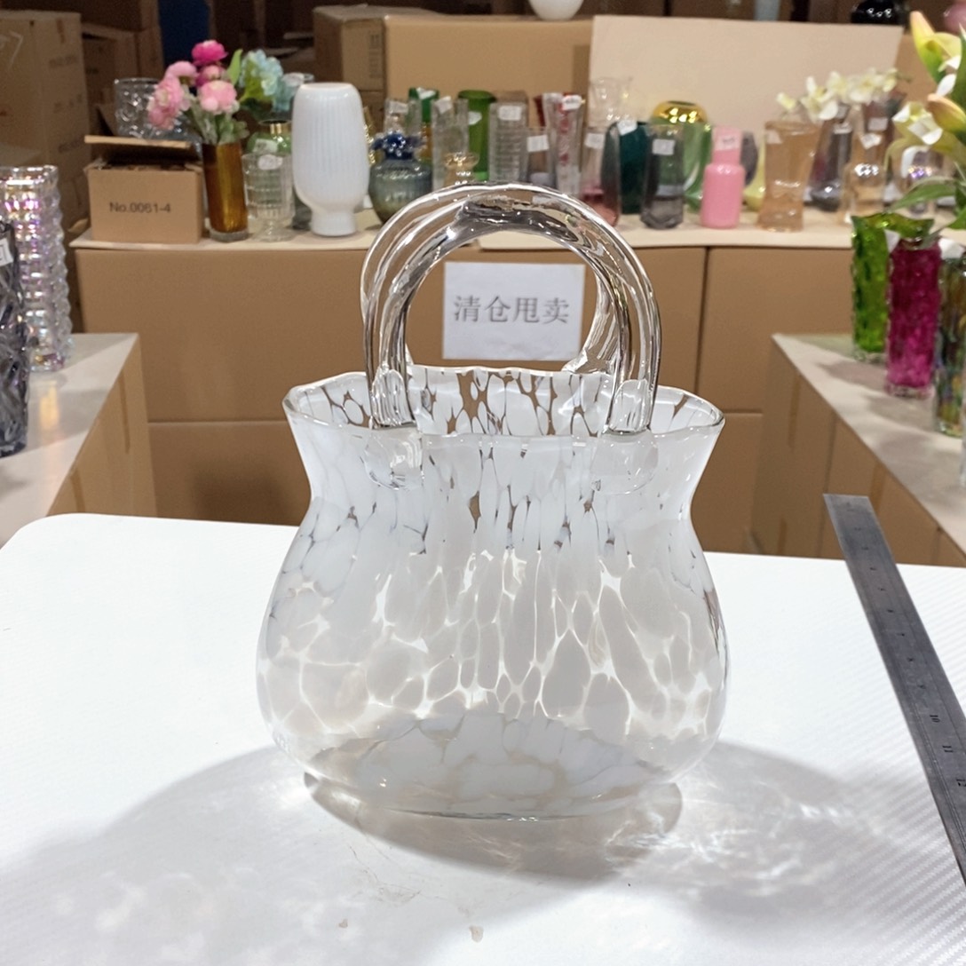 玻璃一级原色高25玻璃花瓶嘎嘎好看