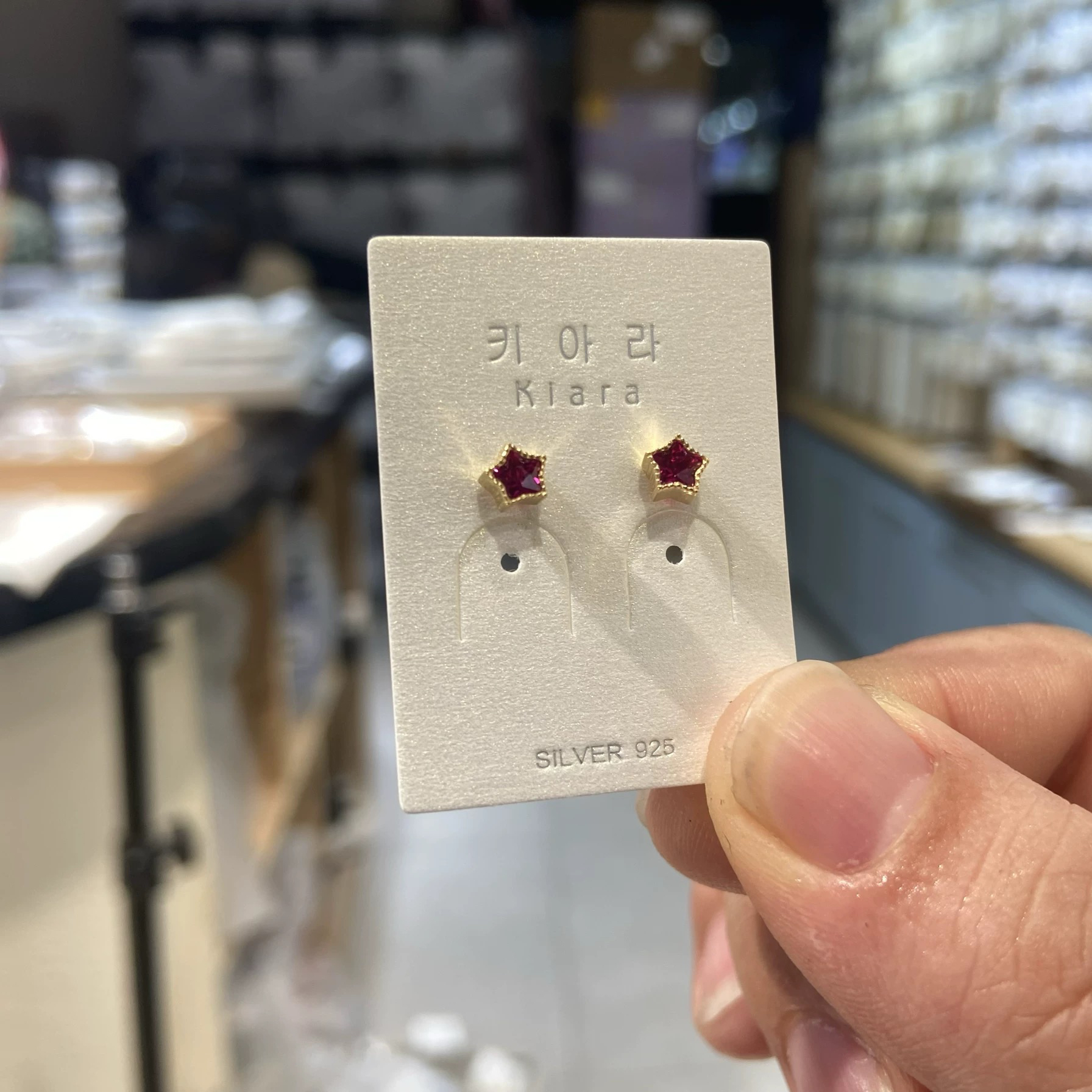 925银耳饰 1916琪娅拉品牌新款s925纯银螺丝帽耳钉养耳耳环