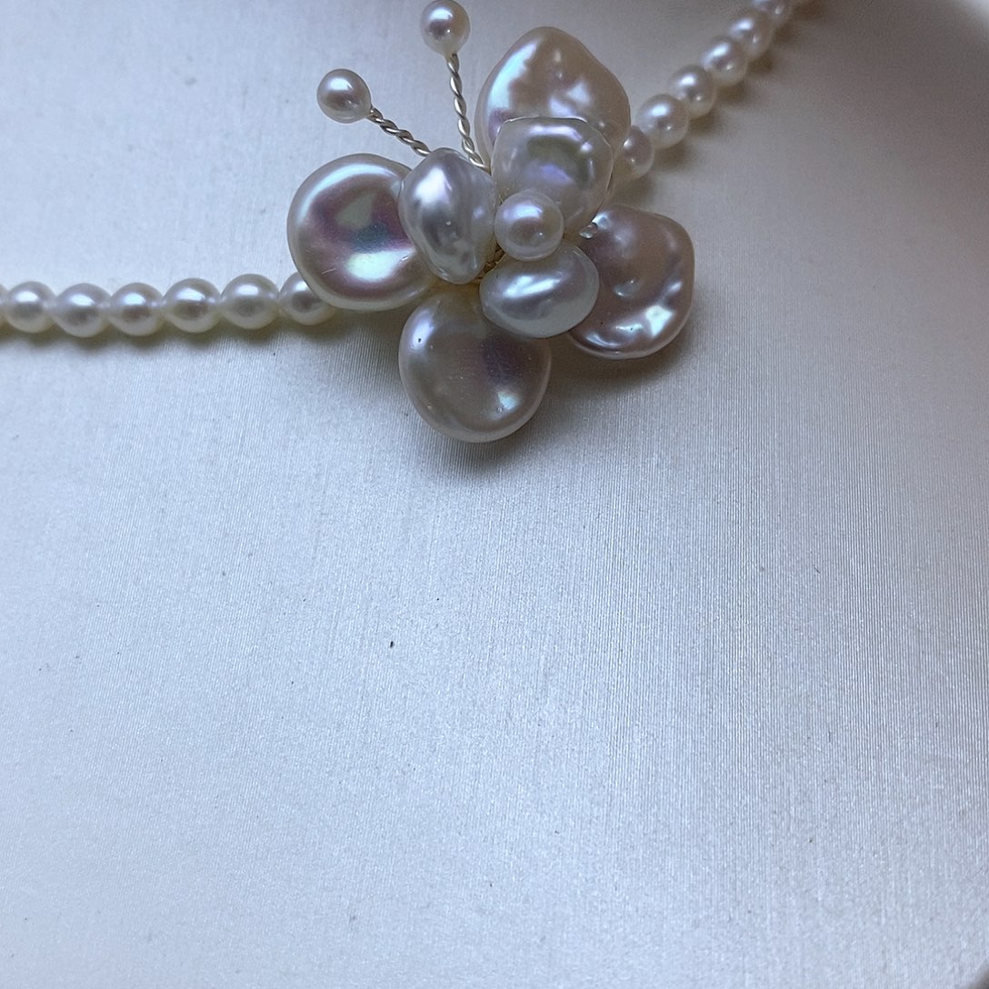 小***鹂合金淡水珍珠项链