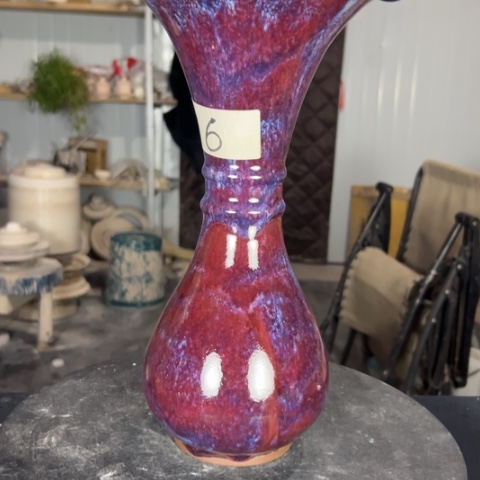 摆件钓*翁犊泉钧窑作品