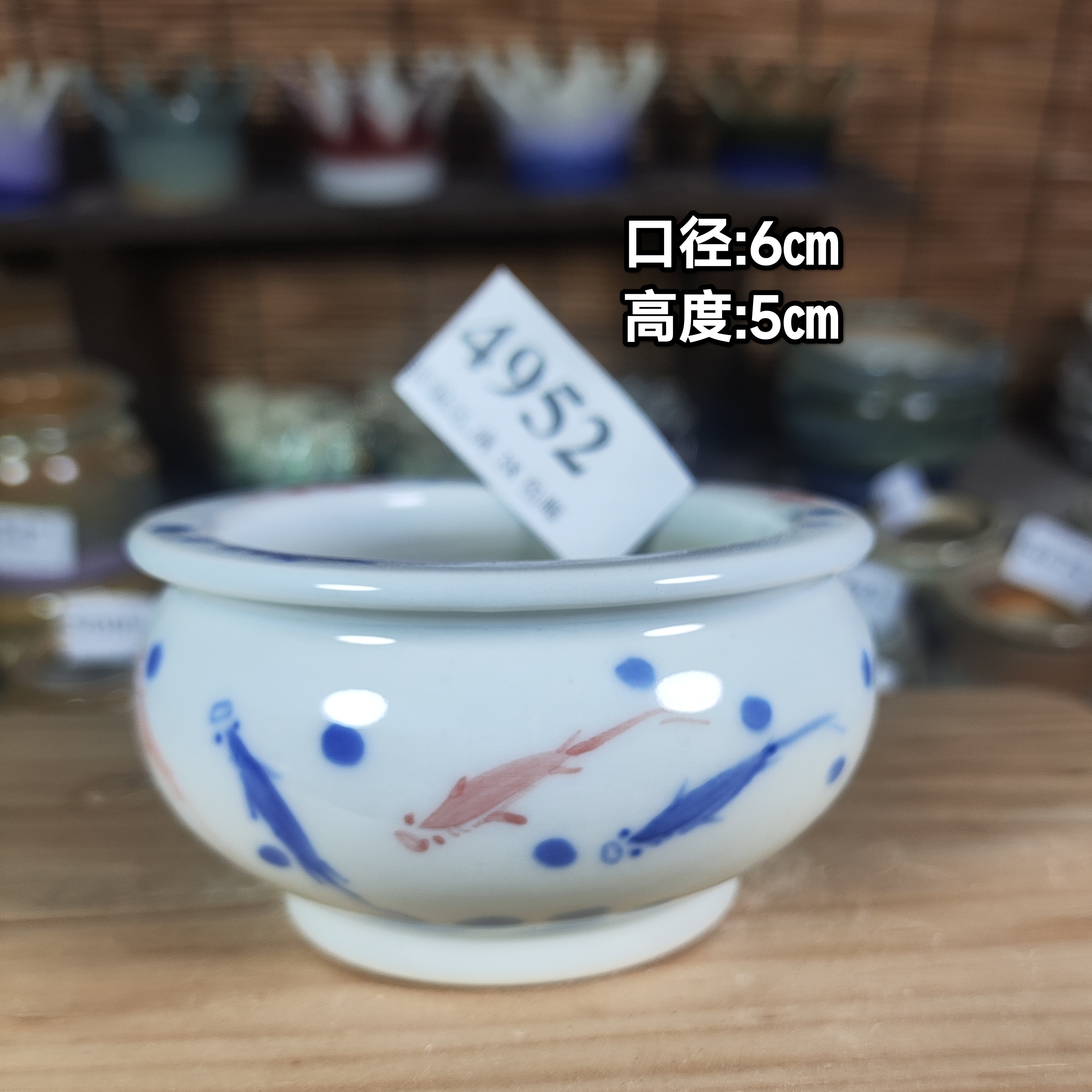 手工创意多肉花盆摆件迷你多肉花盆景德镇纯手工制做