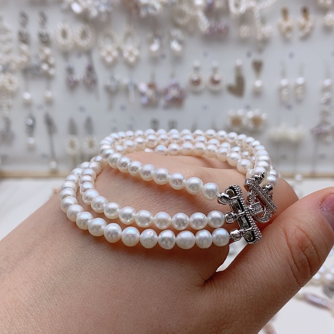 未镶嵌耳饰淡水珍珠