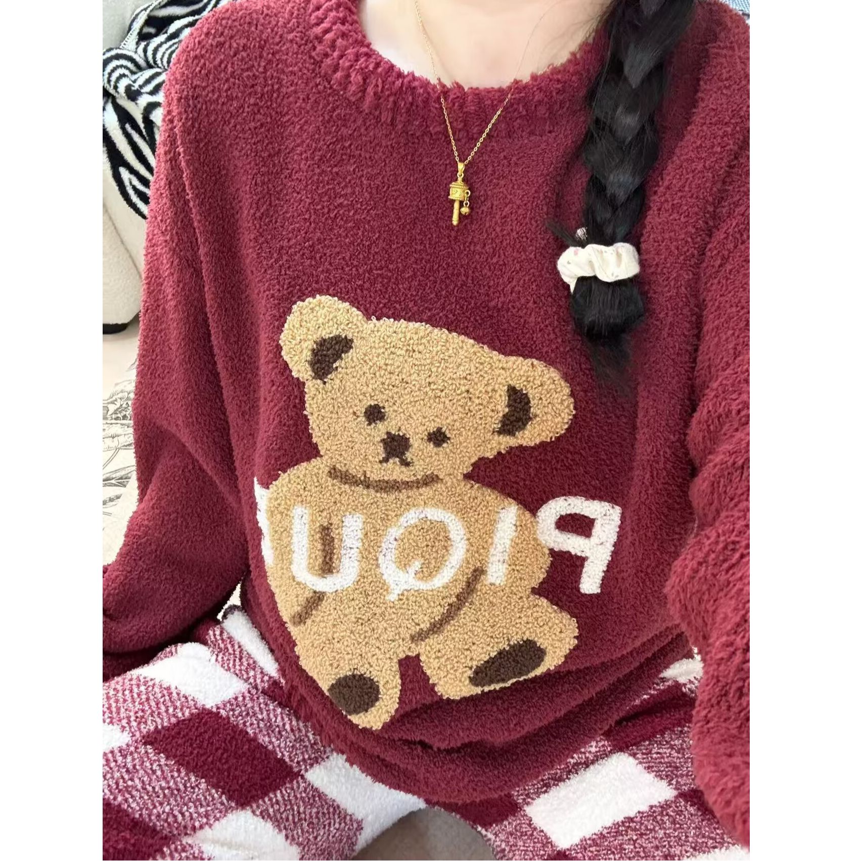 【二号链接】悦悦直播专用201-300冬休闲卡通睡衣少女家居服