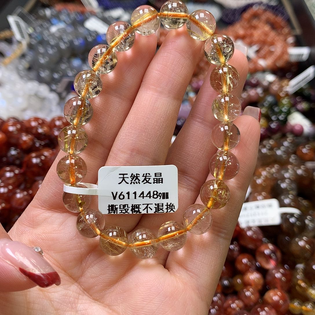 水晶手链未镶嵌，