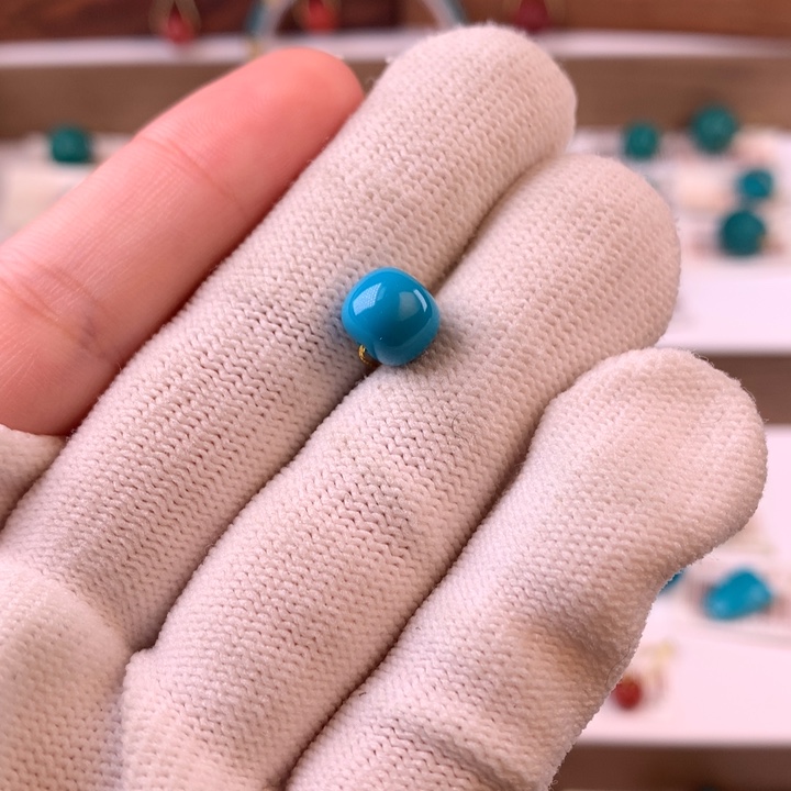 未镶嵌绿松石配饰j8.2*7.2