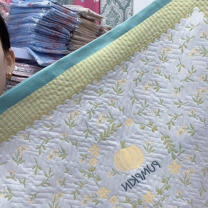 棉绿色小南瓜纯棉