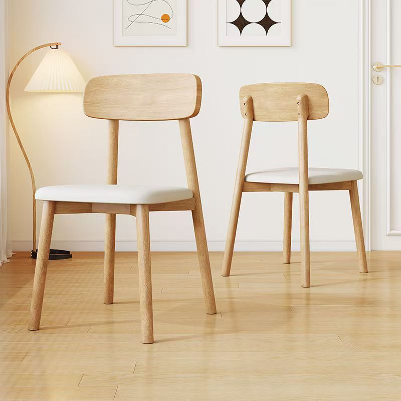 灵芝椅实木靠背椅现代奶油椅北欧轻奢化妆椅人体工学椅轻奢餐厅椅