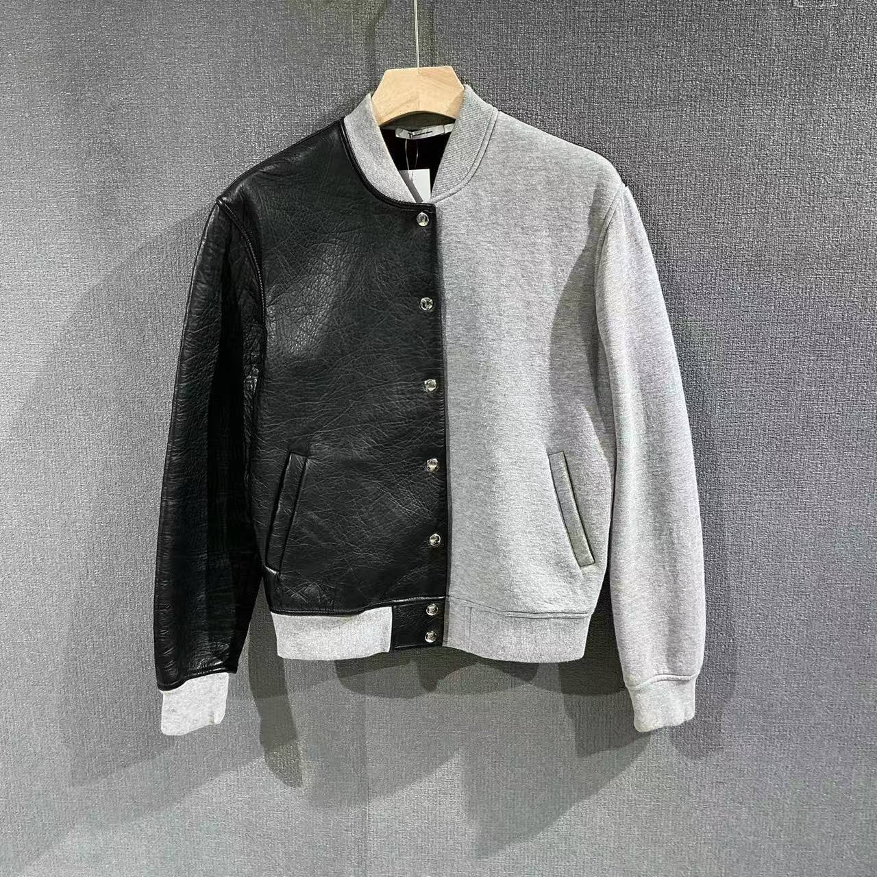 95新 maje 亚历山大王（pm）拼皮棒球服 95新m码/6826