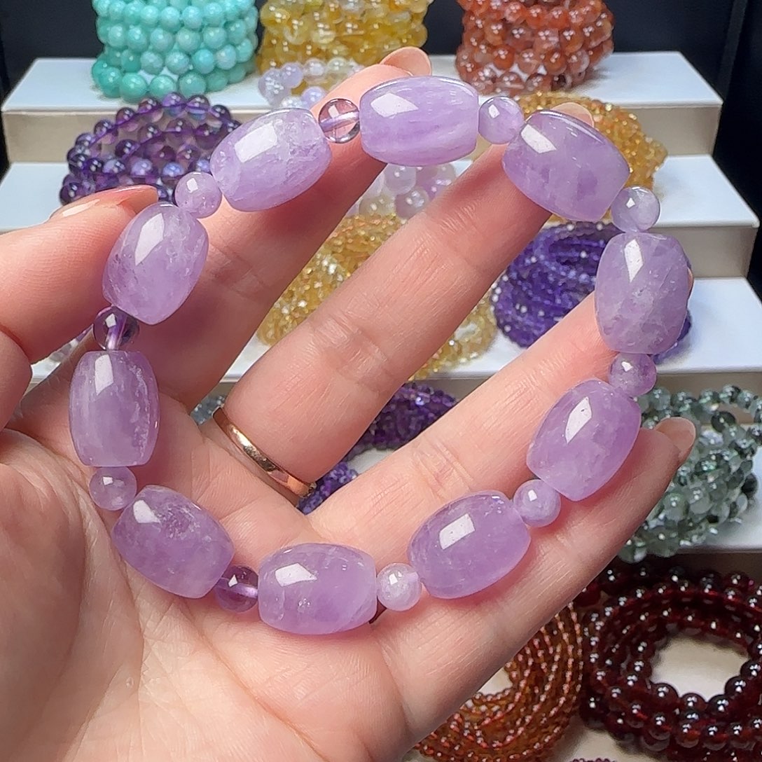 未镶嵌水晶手链薰衣草手串