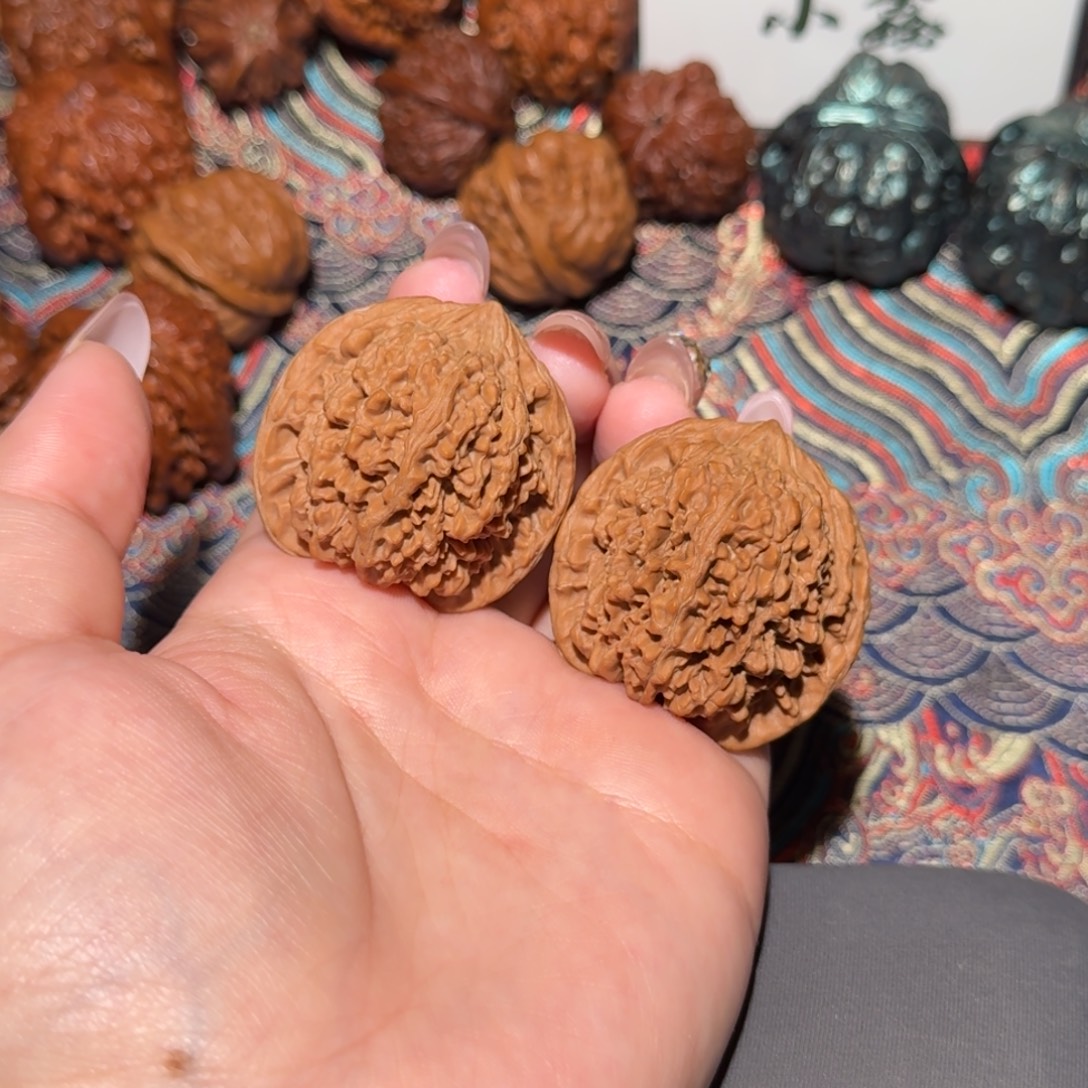 雨***把件文玩核桃1089号40满天星文玩核桃