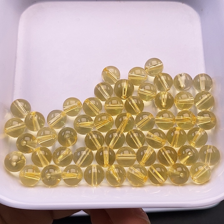 未镶嵌卡8黄水晶25个玛瑙/玉髓