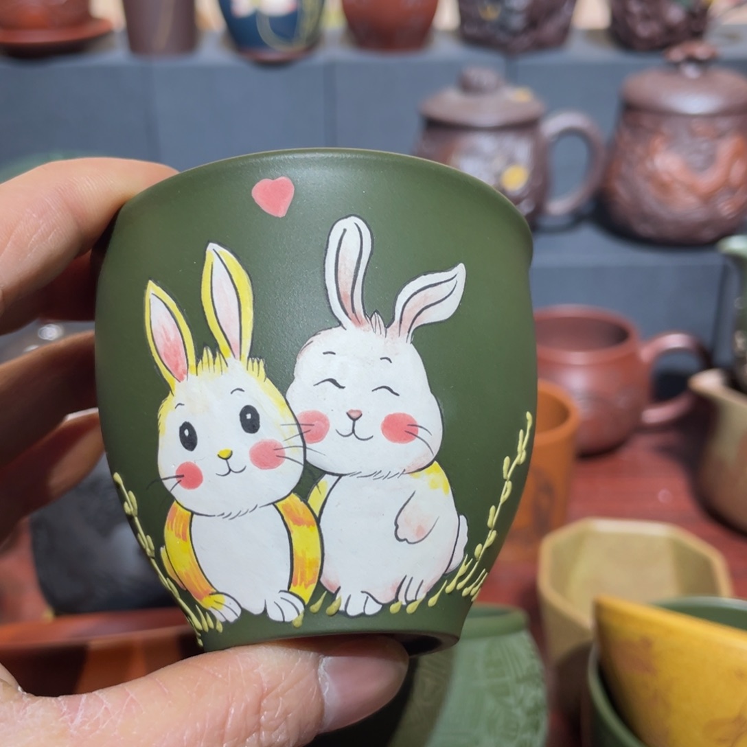 原矿紫砂手工主人杯