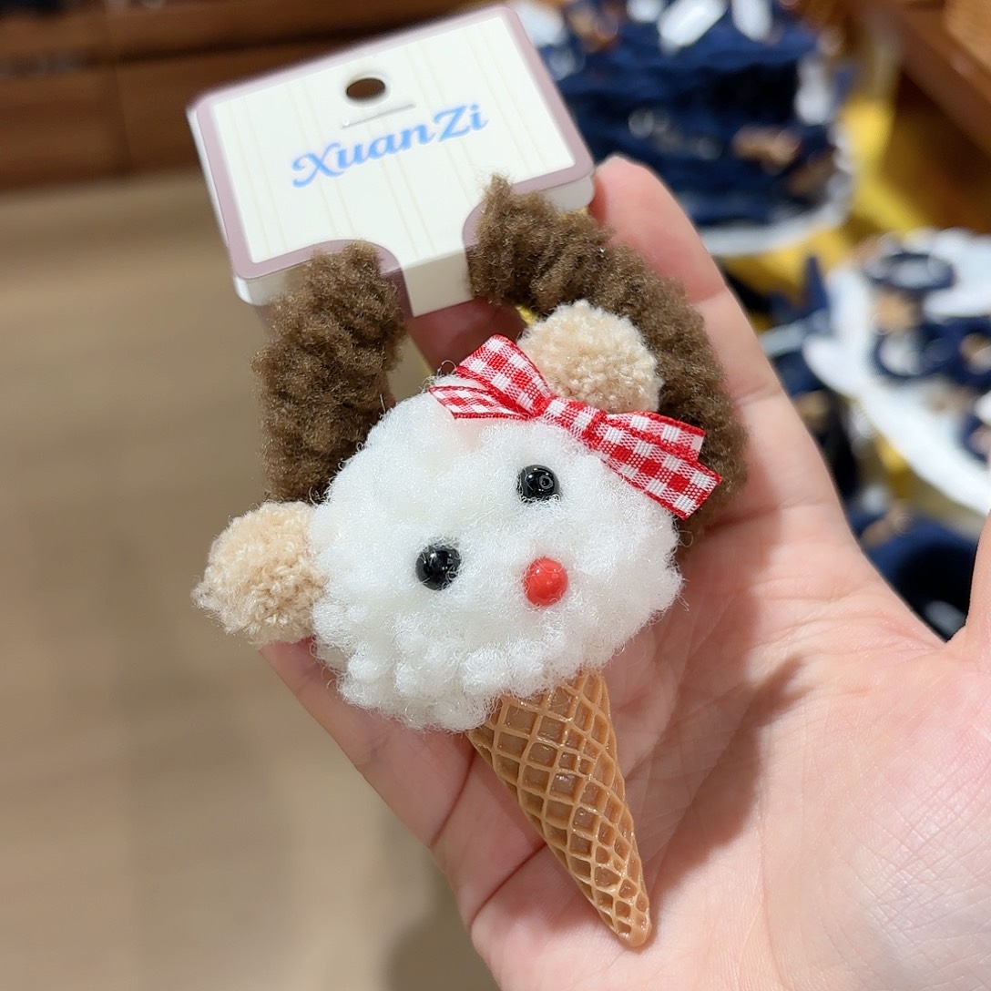 皮质铁合金发饰发夹